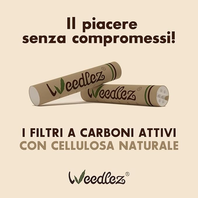 WEEDLEZ FILTRI AI CARBONI ATTIVI 50PZ